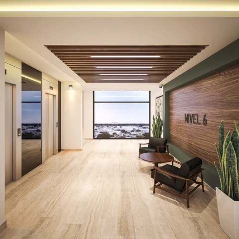 Vestíbulo nivel 6 de AUTIKA Residencial